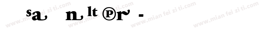 字体 Sabon LT Pro字体转换